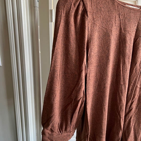 Super soft pumpkin spice, 3/4 sleeve top - Picture 5 of 5